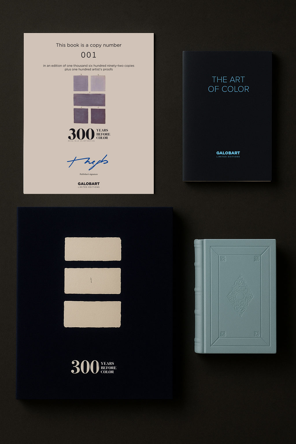 300 YEARS BEFORE COLOR, Velvet Royal Blue Edition.