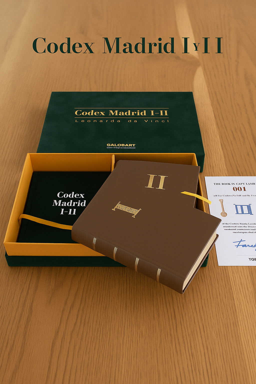 Codex Madrid I and II (Leather Edition)