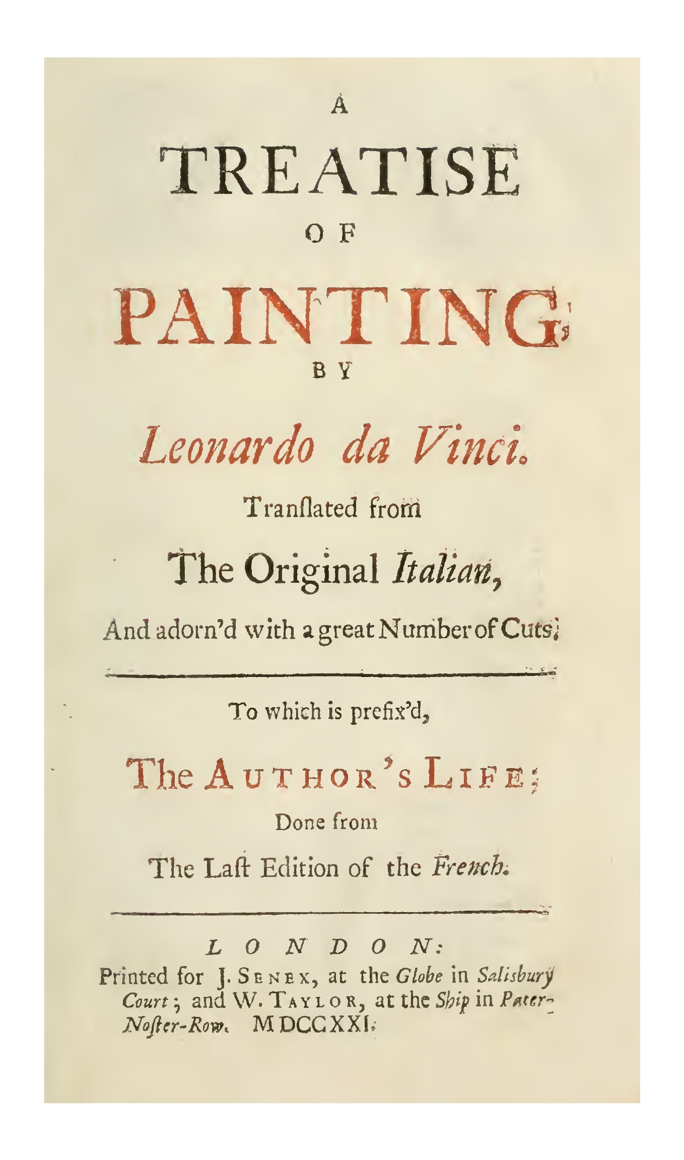 Treatise on Painting (Leonardo Da Vinci)