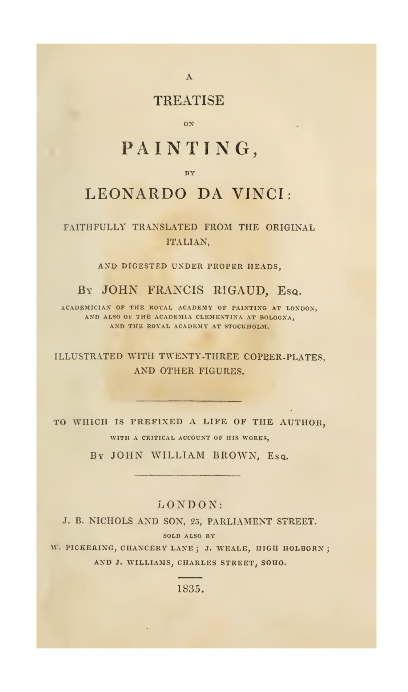 Treatise on Painting (Leonardo Da Vinci)