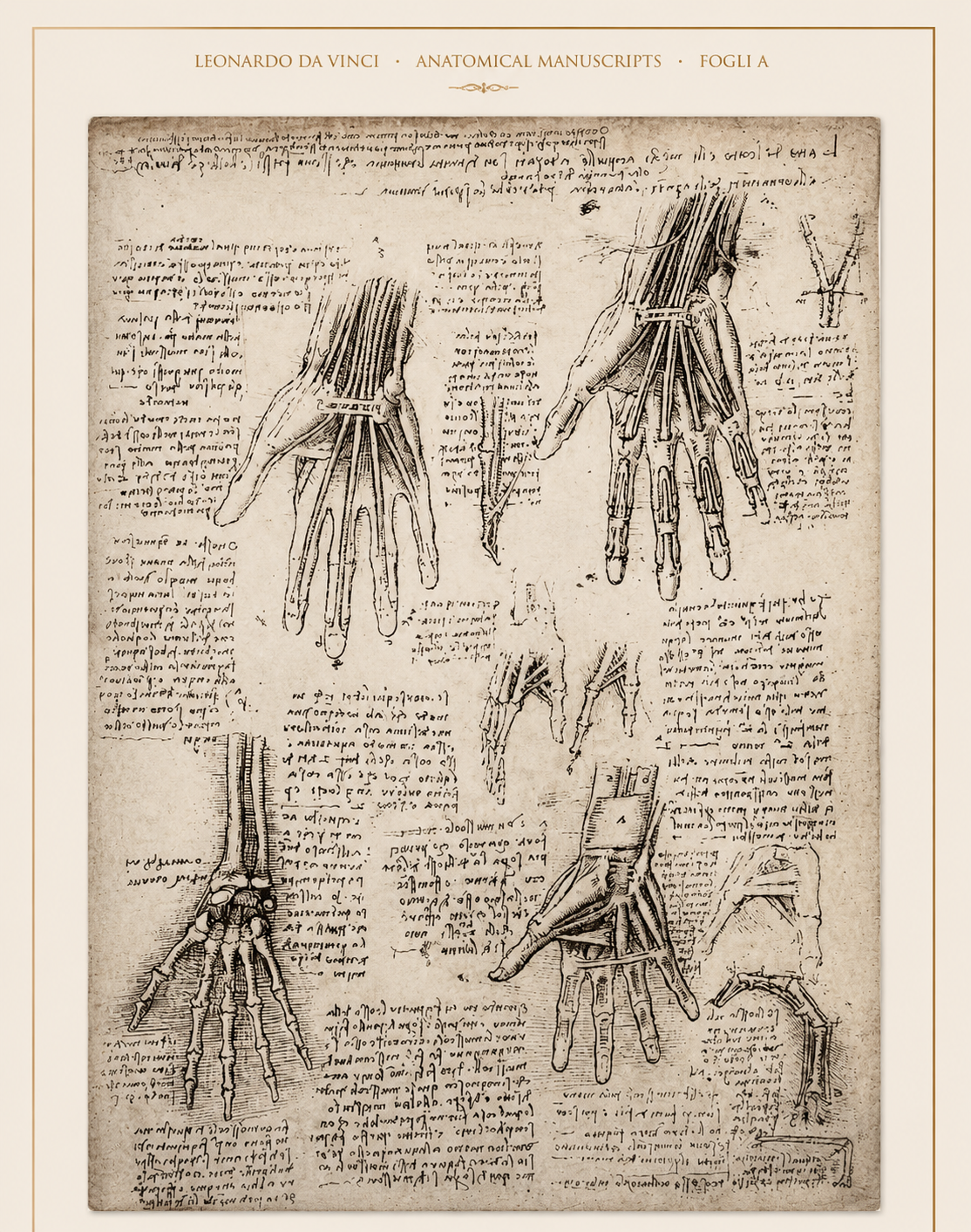 Leonardo da Vinci — Anatomical Manuscripts · Fogli A