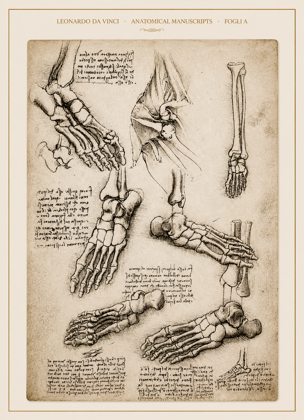 Leonardo da Vinci — Anatomical Manuscripts · Fogli A