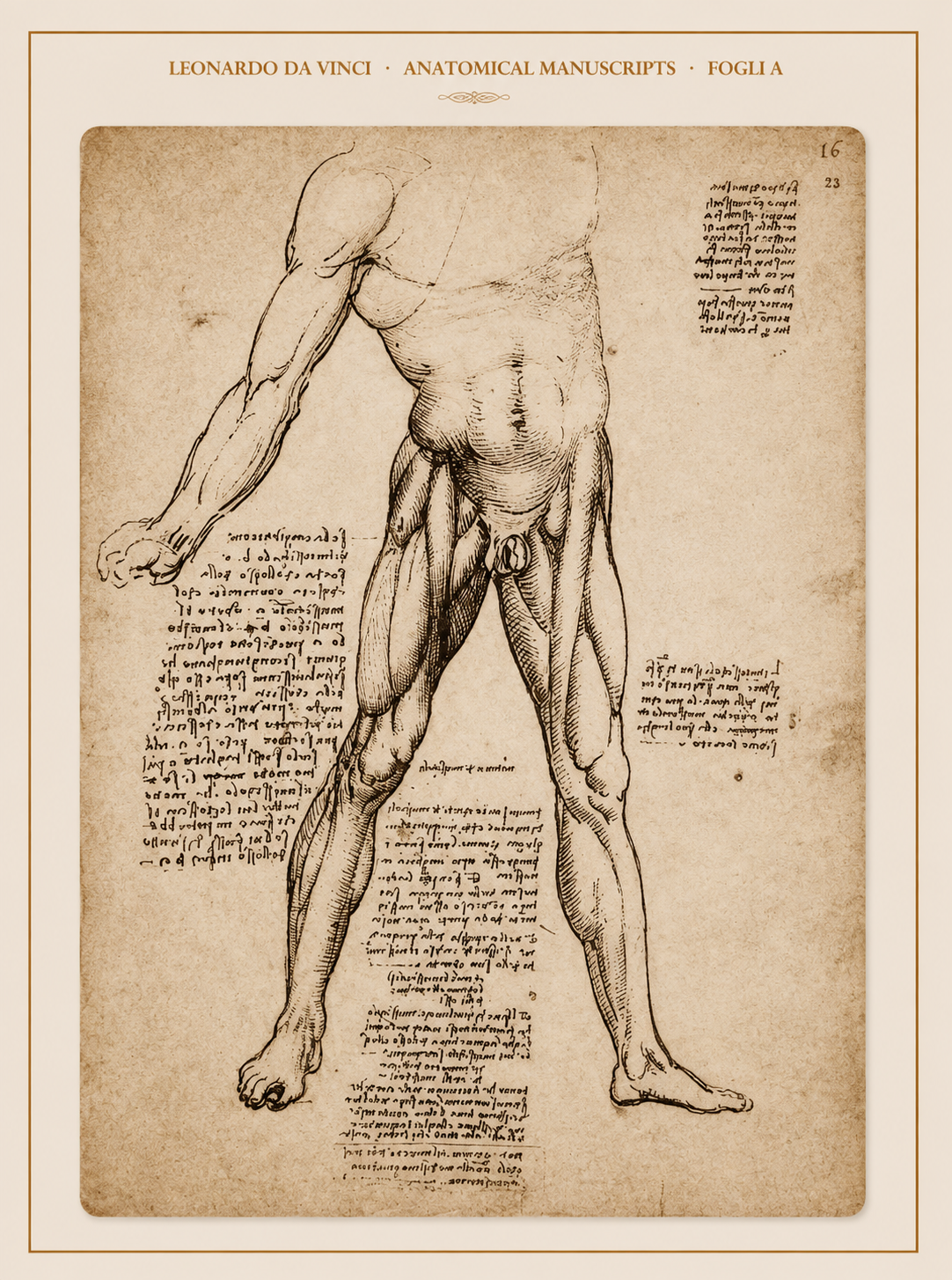 Leonardo da Vinci — Anatomical Manuscripts · Fogli A