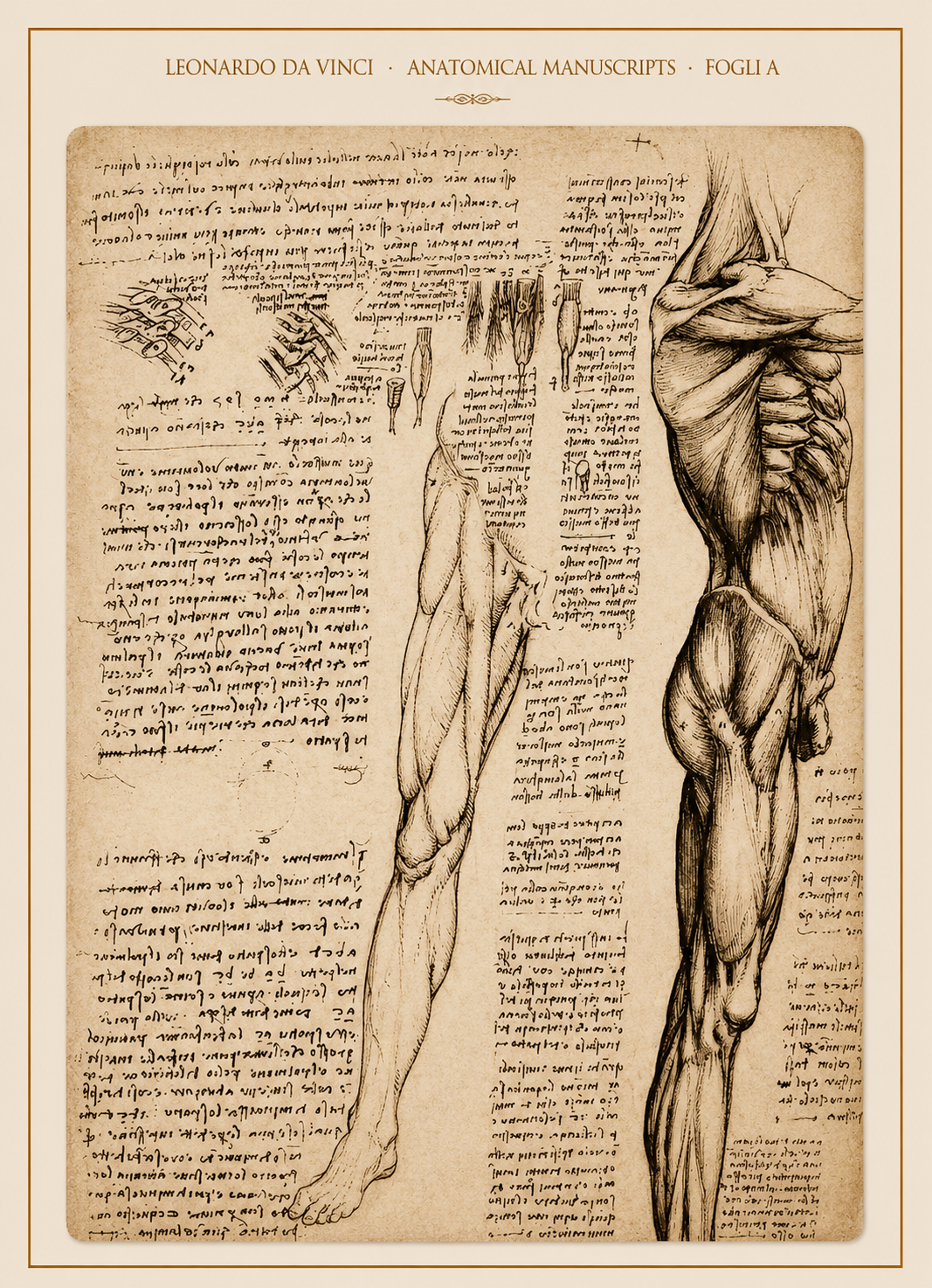 Leonardo da Vinci — Anatomical Manuscripts · Fogli A
