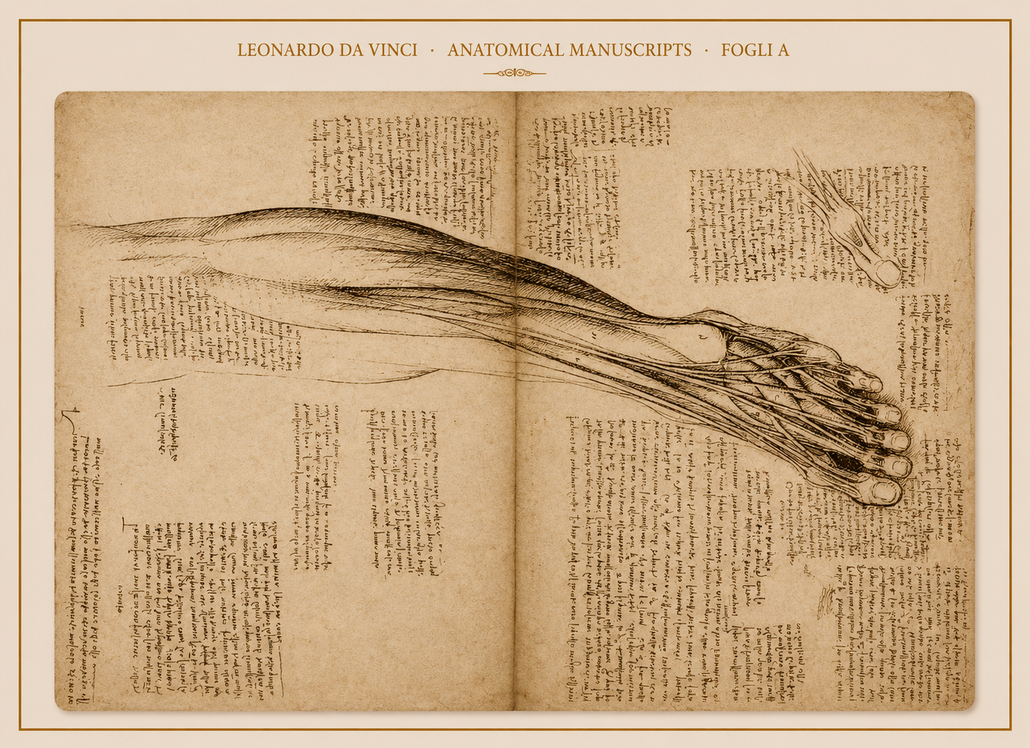 Leonardo da Vinci — Anatomical Manuscripts · Fogli A