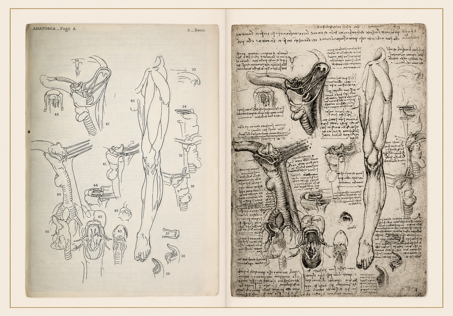 Leonardo da Vinci — Anatomical Manuscripts · Fogli A