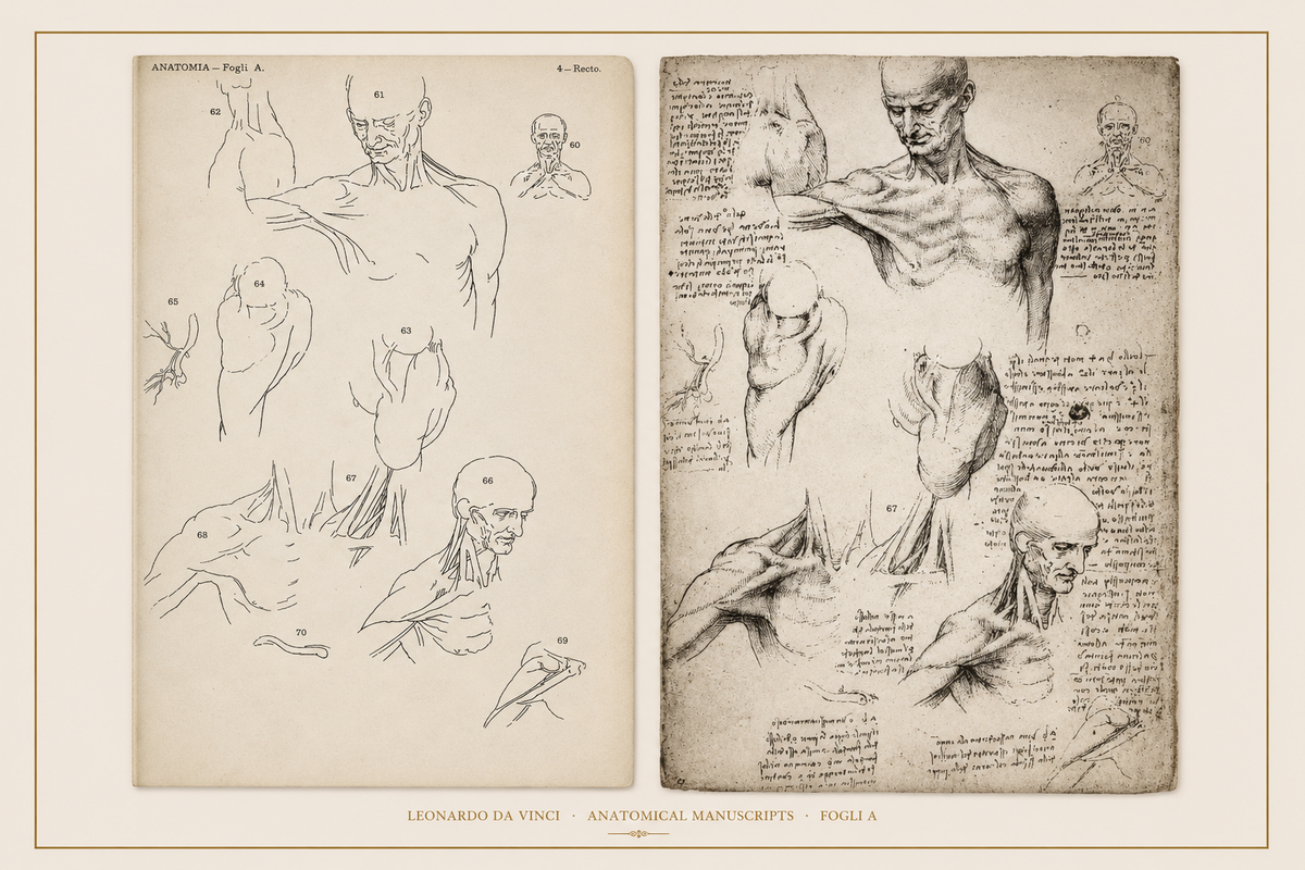 Leonardo da Vinci — Anatomical Manuscripts · Fogli A