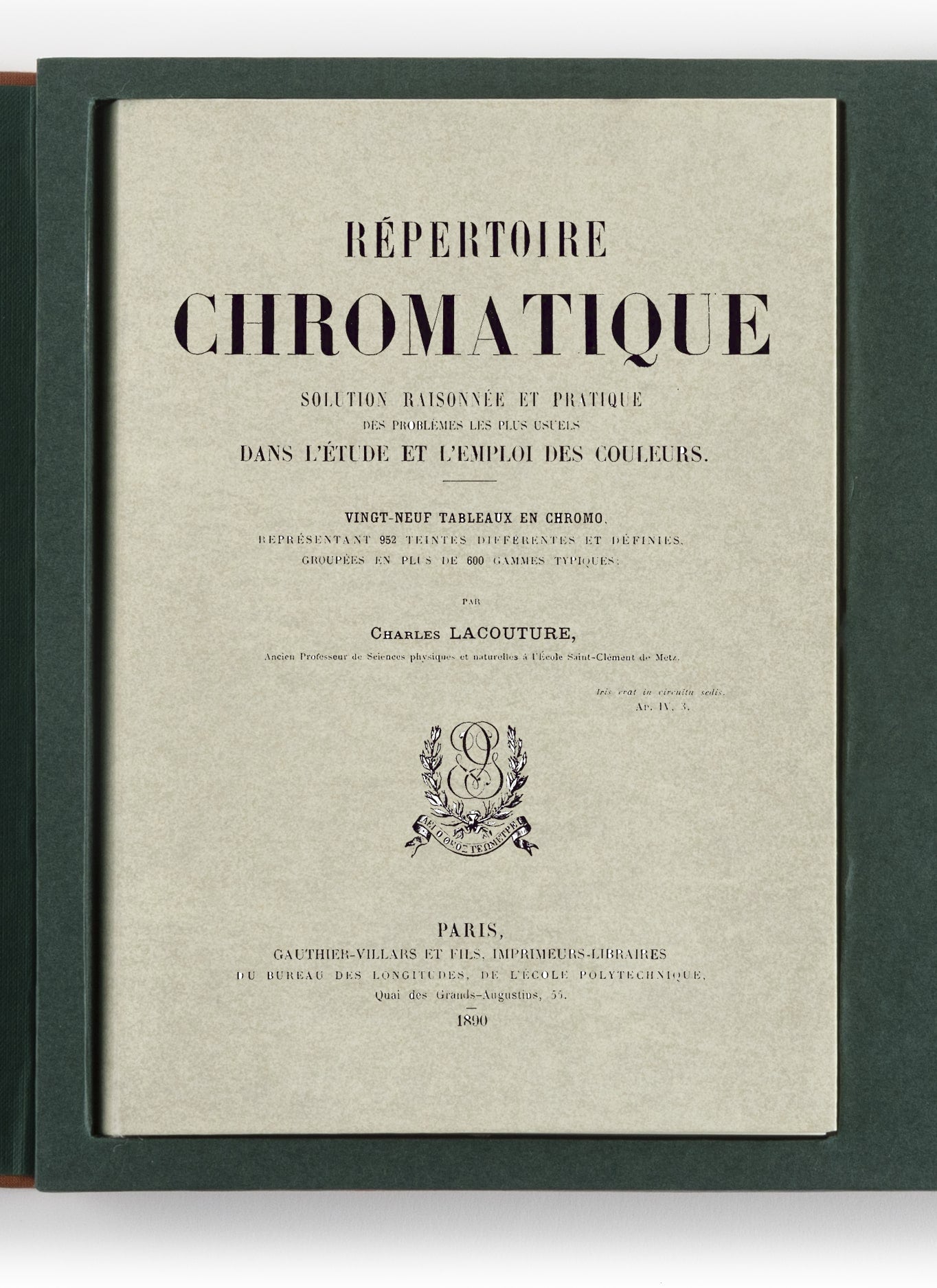 The Chromatic Repertoire